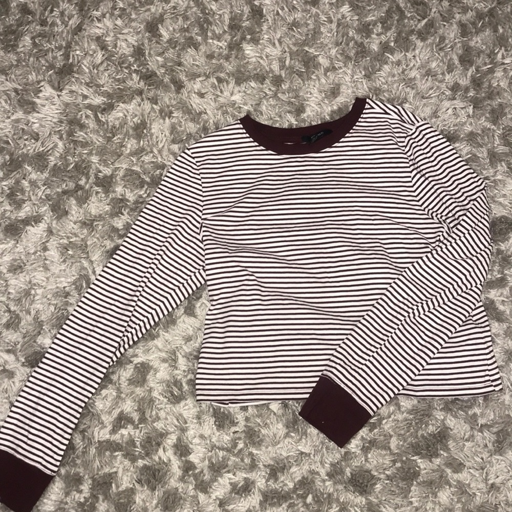 2 Forever 21 stripped long sleeves shirts.